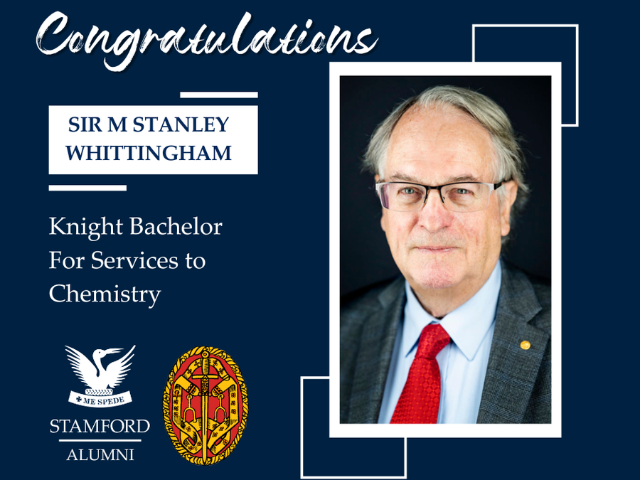 Knighthood for Old Stamfordian