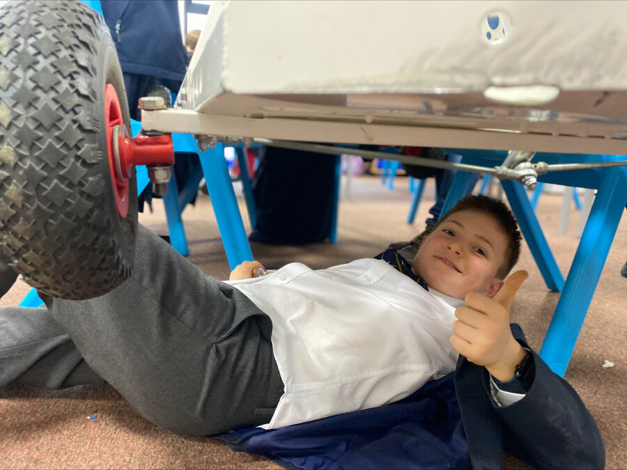 SJS Races Ahead with Greenpower Go Karts!