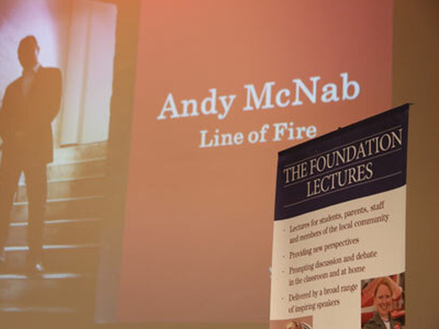 Andy McNab: Line of Fire – Foundation Lecture