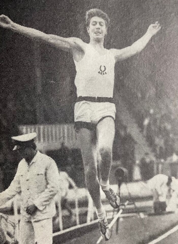 MICHAEL SHARPE (OS 64): 
Athlete; represented Oxford, British Universities (record holder), England and Great Britain in the Long Jump. Subsequently launched the RSPCA’s Farm Animal Welfare scheme in 1994