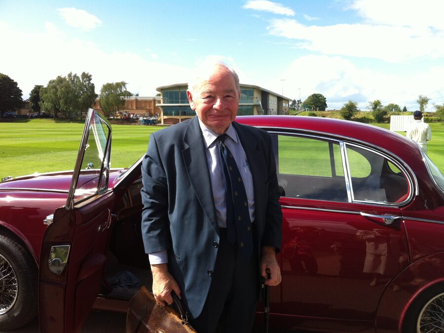 Colin Dexter (OS 48), creator of Inspector Morse (himself an Old Stamfordian in the stories!), visits at the 2012 Reunion Day