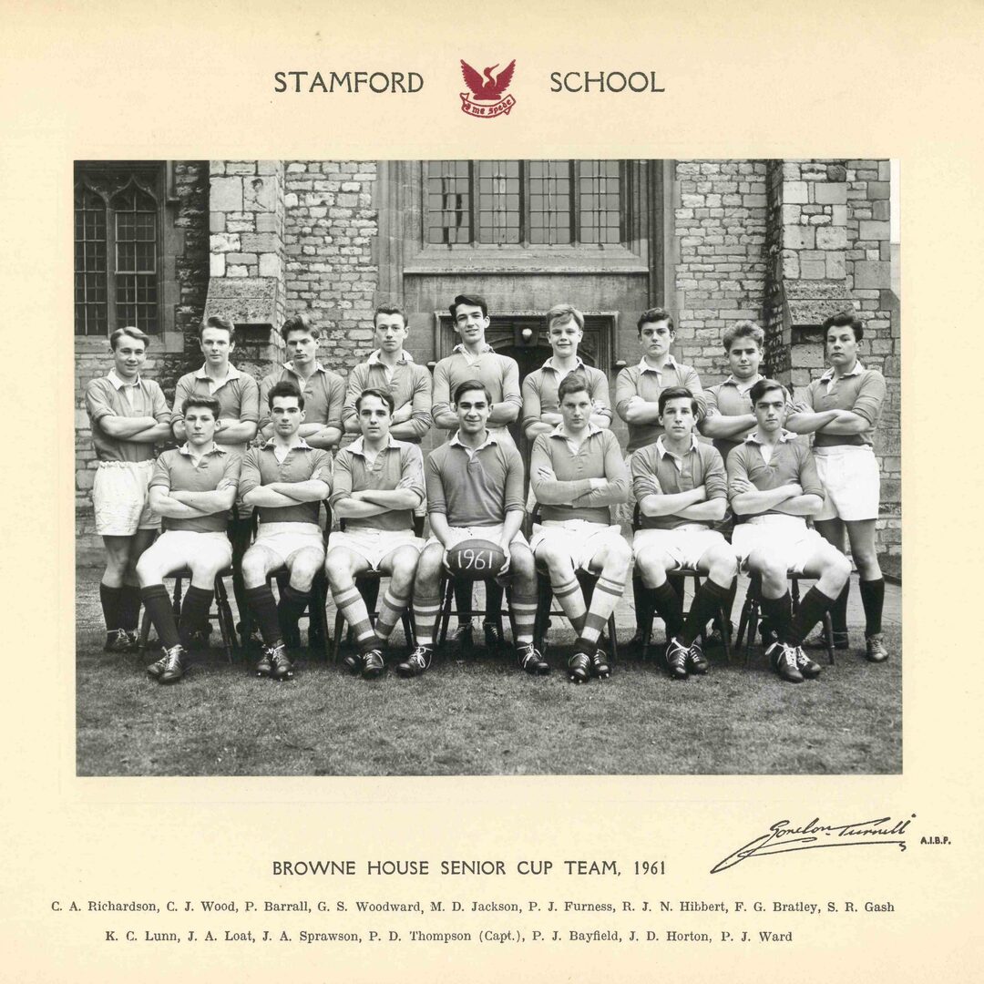 Browne House Senior rugby team 1961
