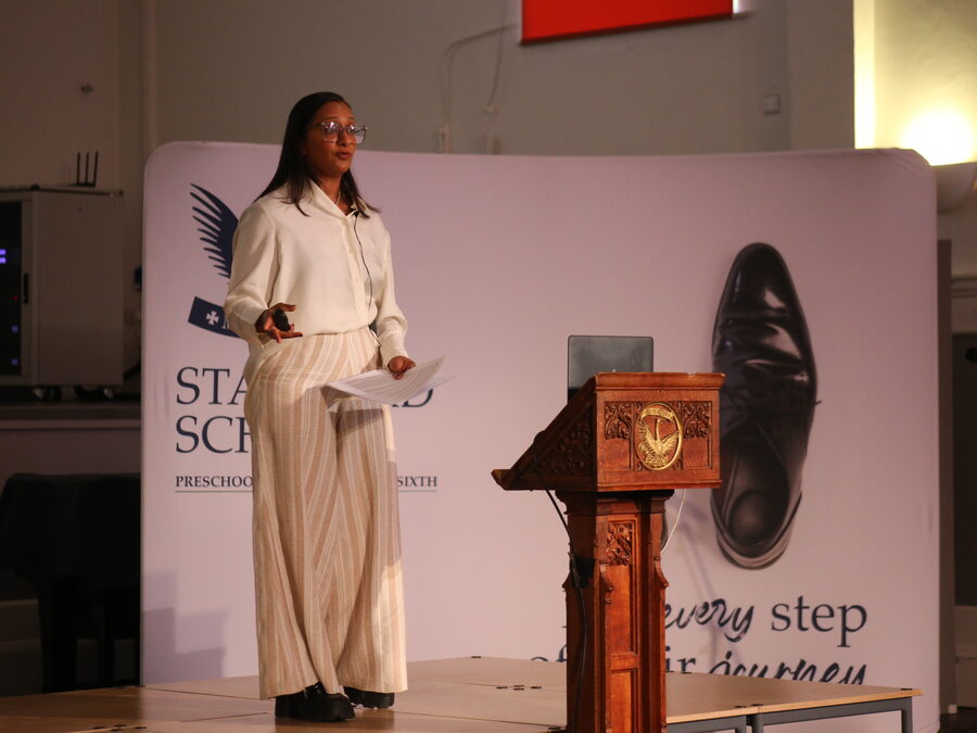 Strength, Identity and the Power of Voice: Poorna Bell Closes Stamford Lecture Series for the academic year.