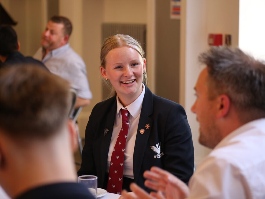 Old Stamfordians Return to Inspire Sixth Form Students at Stamford School