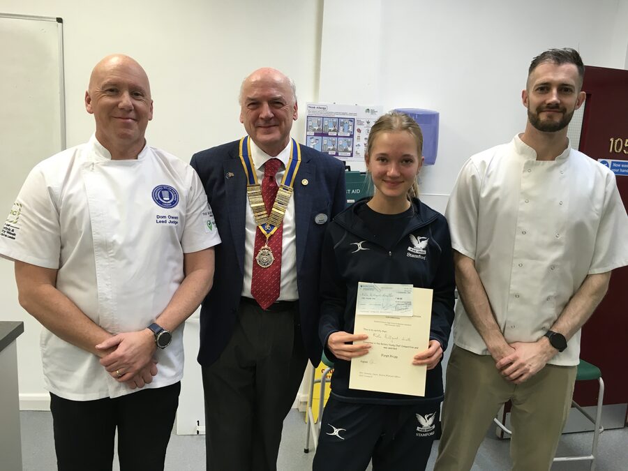 Stamford School hosts annual Rotary Young Chef Competition