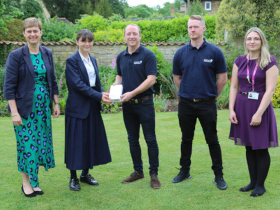 Maddy wins Anglian Water’s Pipe Challenge