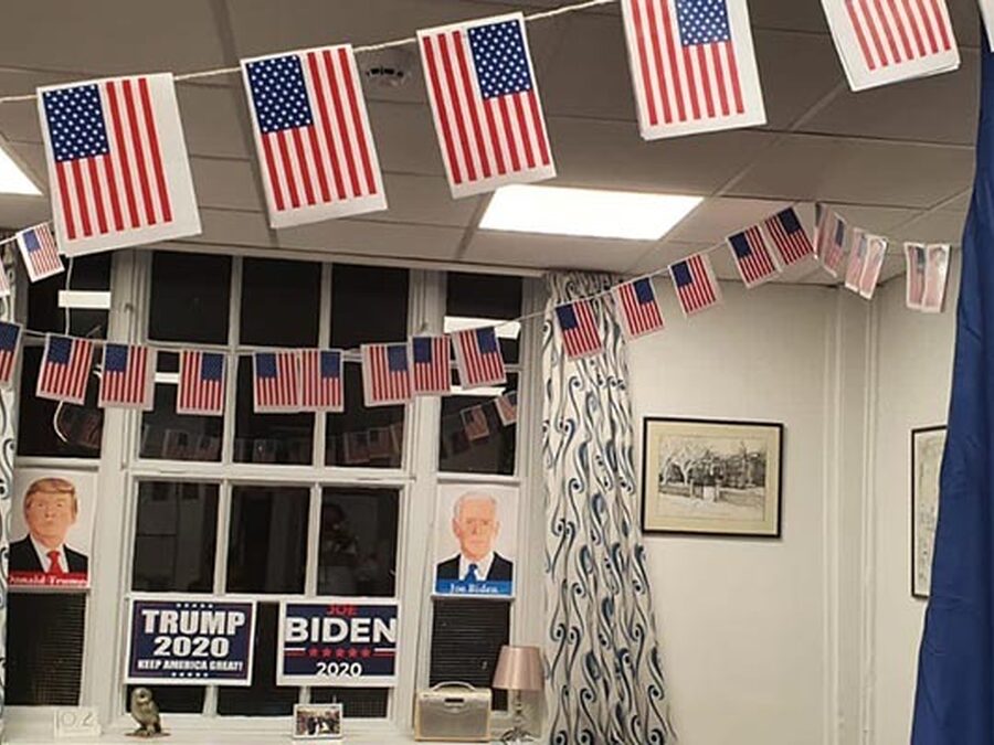 Byard House embrace election fever
