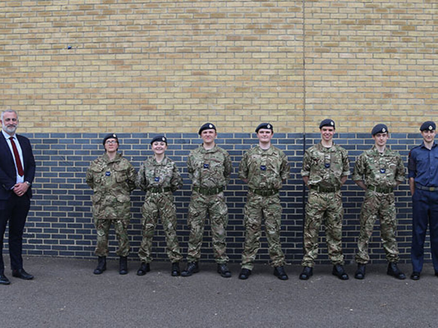CCF Cadets receive their ‘Master Cadet’ Badges