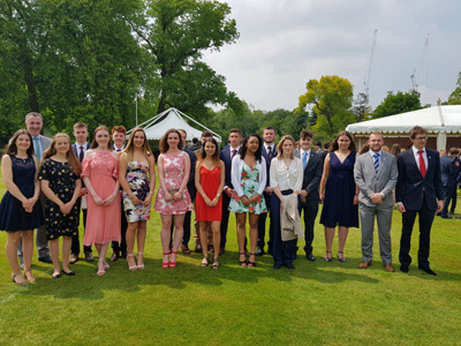 Students from the Stamford Endowed Schools’ celebrate Gold Duke of Edinburgh’s Awards at St James’s Palace