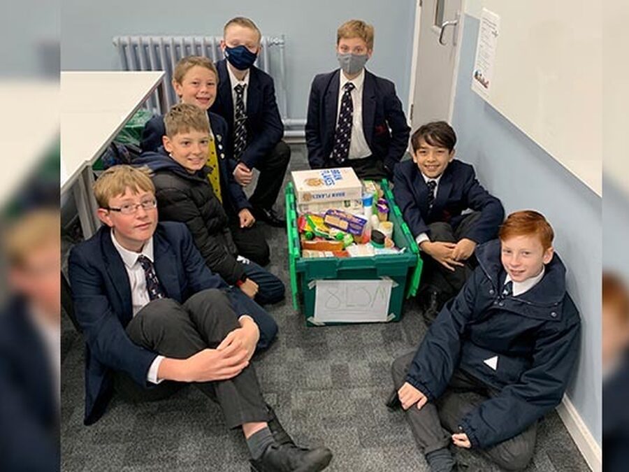 Student donations support foodbank