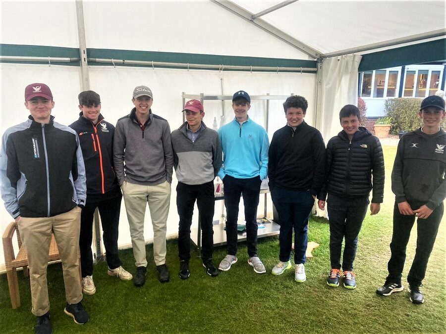 Students compete in 'quad-angular' golf match