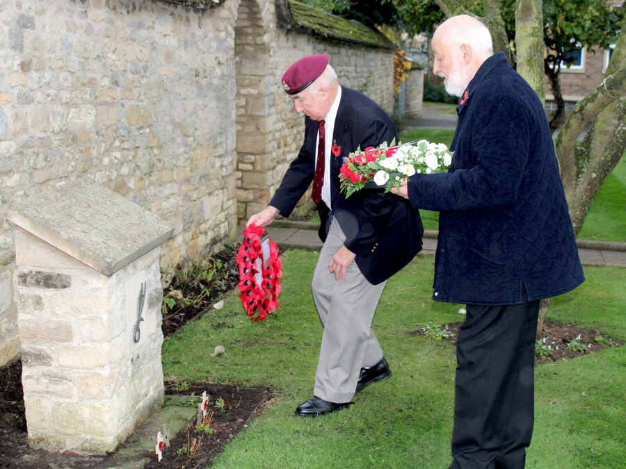 Wreath Laid at Stamford Polish War Memorial