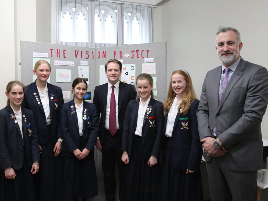 Local MP visits student finalists in national STEM competition