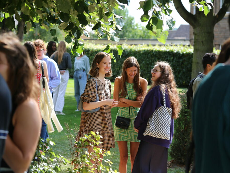 Celebrating A Level results 2021