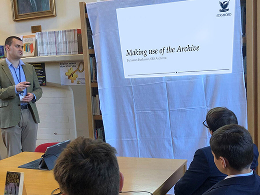 Students learn to research with the Schools' Archivist