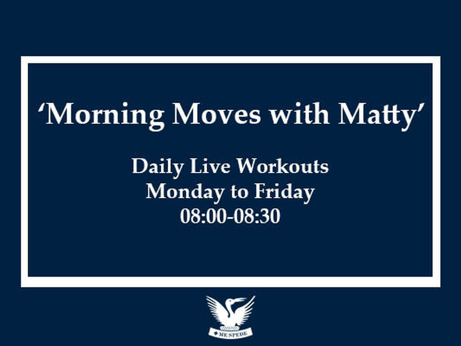 Join in with 'Morning Moves with Matty'