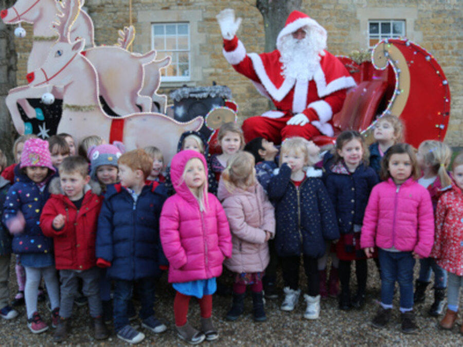 Nursery donate Christmas gifts to local children
