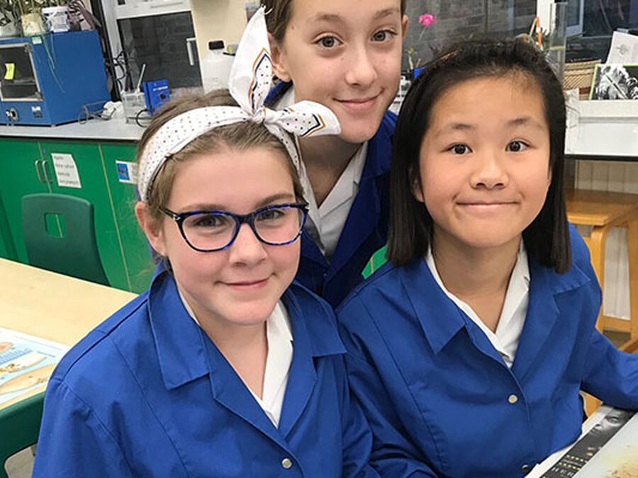 Sixth Form support lower school dissection club