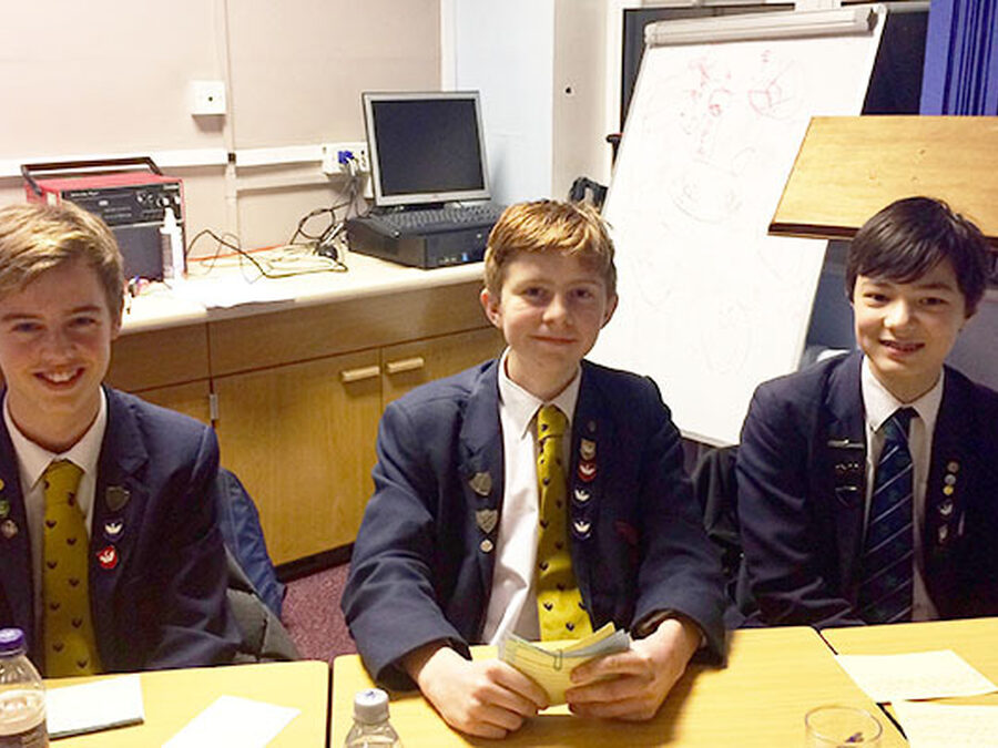 Successful first round for Stamford at ESU Debating Mace