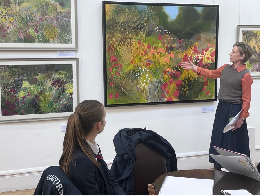 Year 12 Artists Explore Nature and Process with Jane Hindmarch