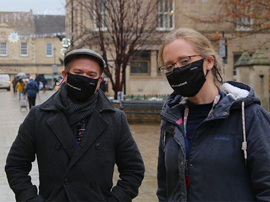 SES distribute ShopStamford Facemasks