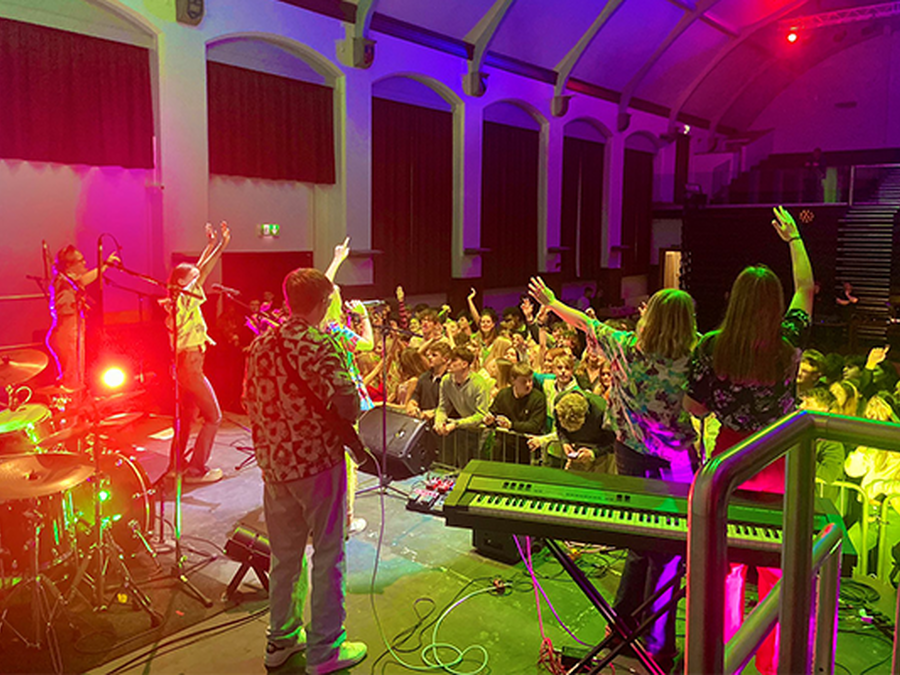 Students raise £850 through Charity Rock