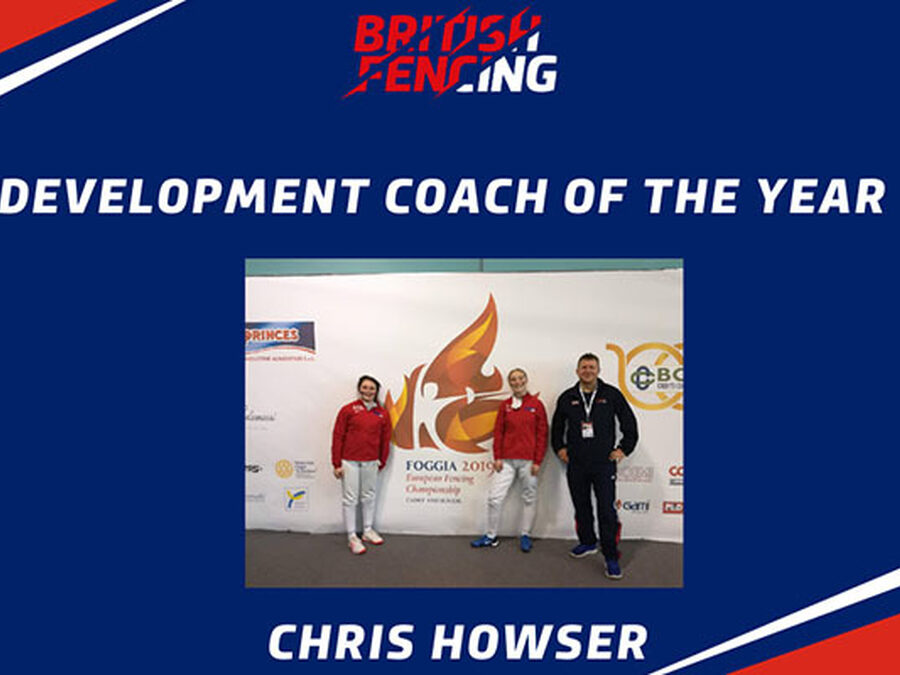 Fencing coaching award presented to Mr Howser