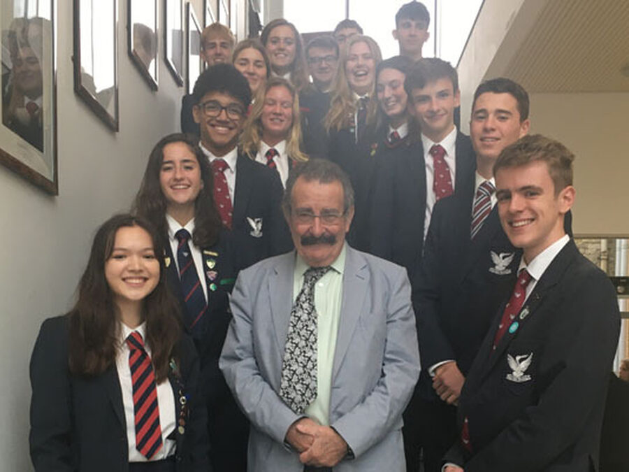 Professor Lord Winston enthrals pupils from the Stamford Endowed Schools'