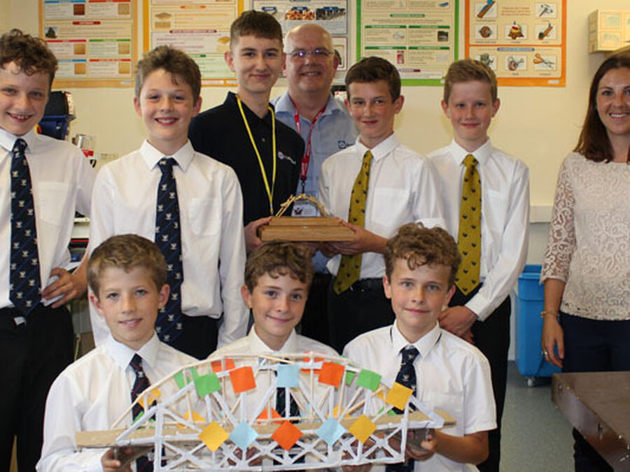 Young engineers triumph at County-wide bridge building challenge