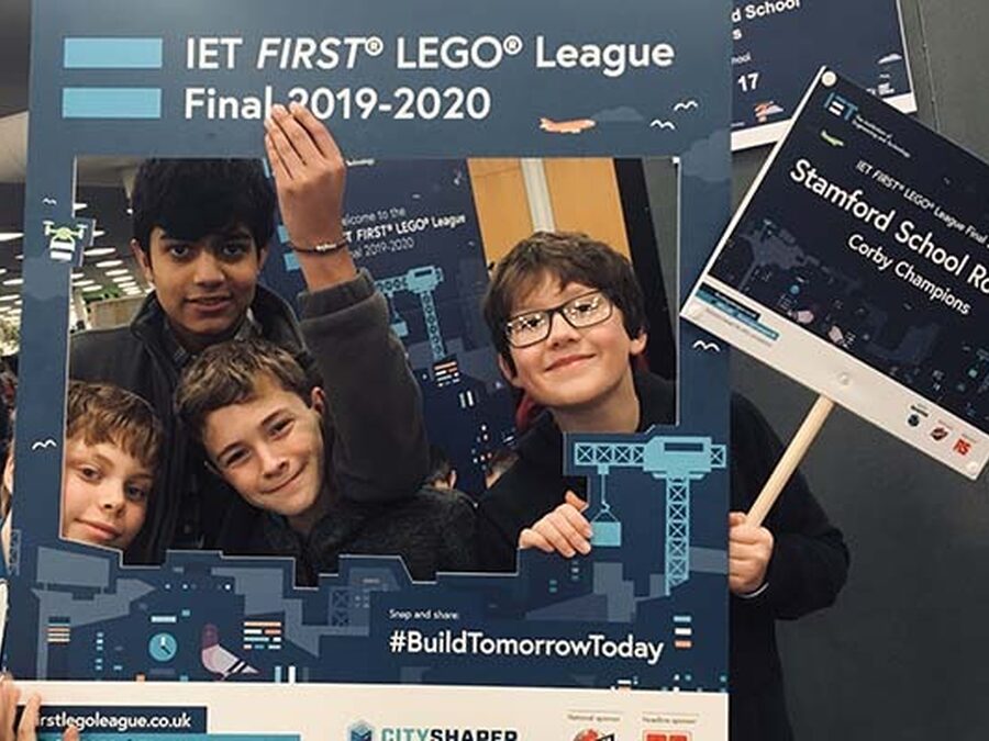 Students compete at Lego League final