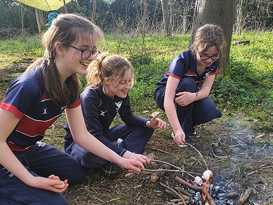 Students enjoy bushcraft sessions