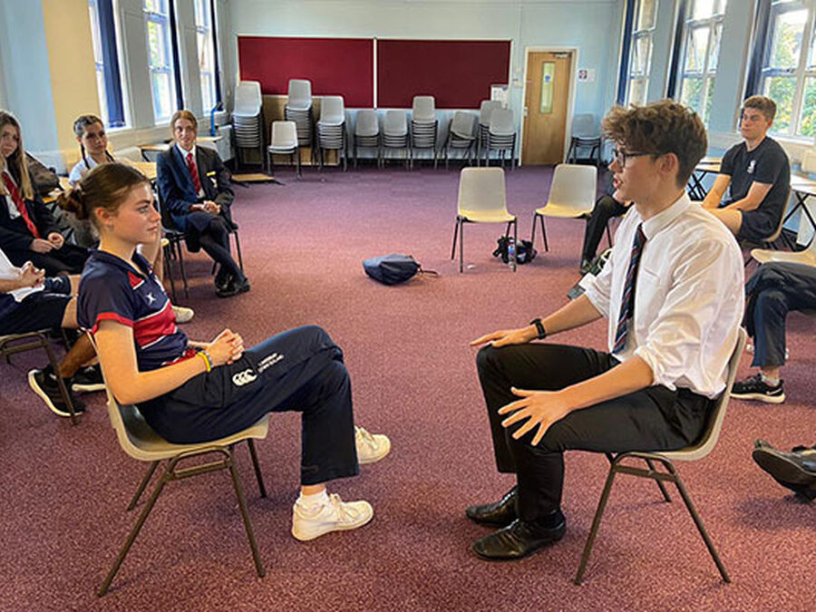 Students try their hand at debating