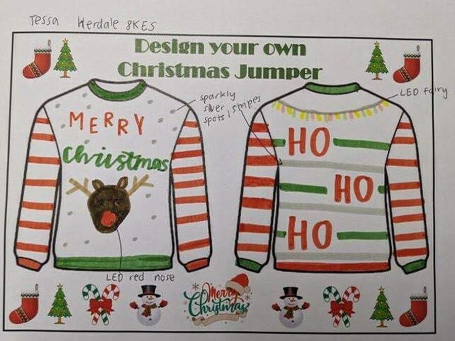 Tessa wins Christmas Jumper Competition