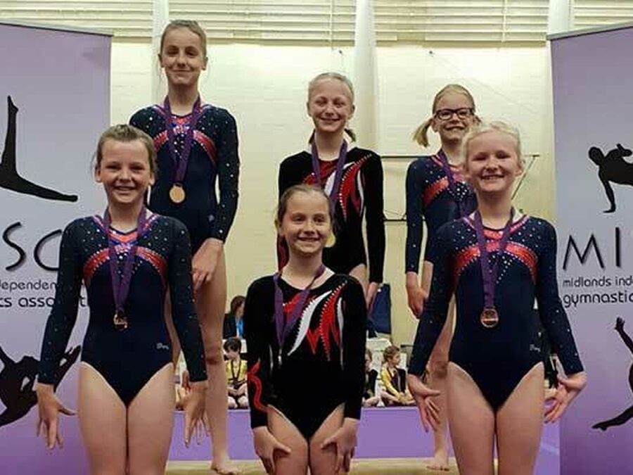 Stamford Endowed Schools’ Gymnasts adorned with medals!